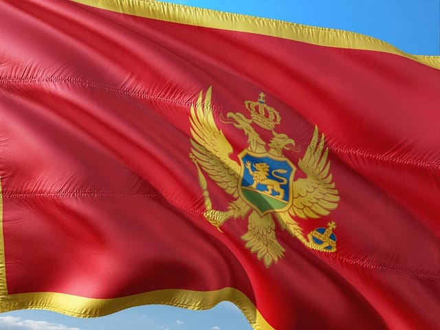 bandera de montenegro